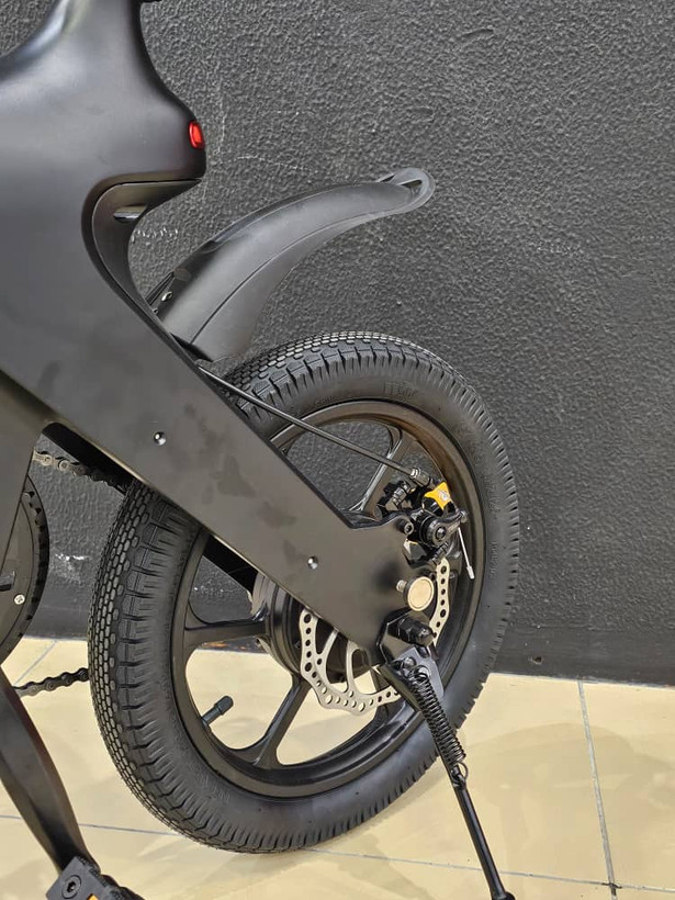 دوچرخه برقی تاشو الومنیومی WINNER مدل E bike رنگ مشکی باتری لیتیوم