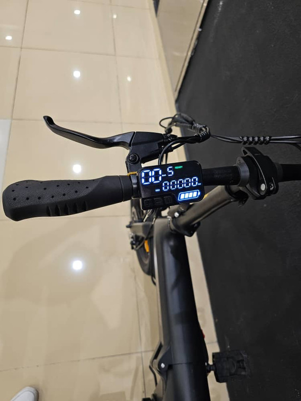 دوچرخه برقی تاشو الومنیومی WINNER مدل E bike رنگ خاکستری باتری لیتیوم