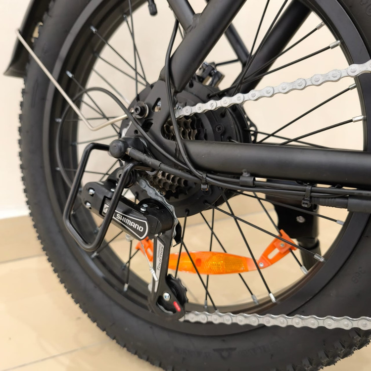 دوچرخه برقی تاشو آفرود ۷ دنده WIND HORSE ( استاندارد انگلیس ) مدل W4A رنگ سفید